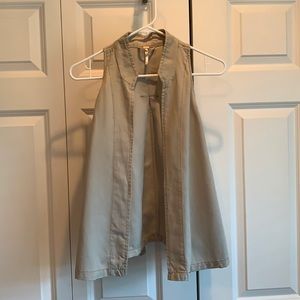 Free People Light Twill Vest